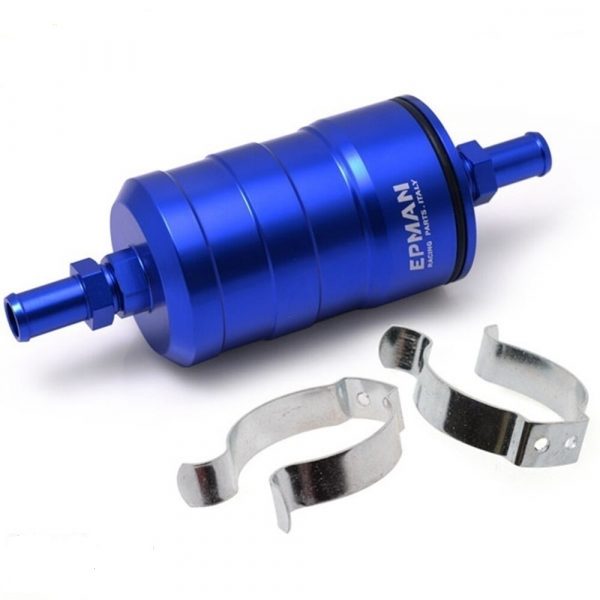 Fuel Filter In-Line 10 Micron Paper Filter Blue