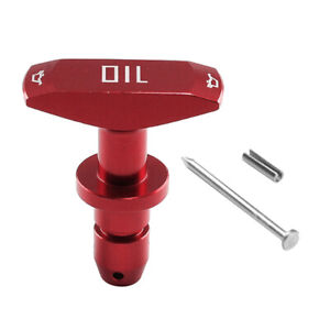 Oil Dipstick Pull Handle Red